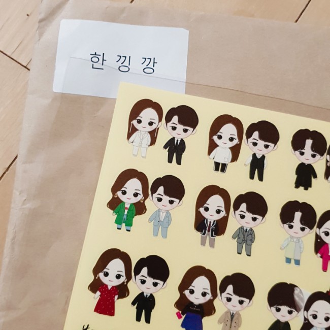 뷰티인사이드 전차스 + 스티커 #일러스트 #전자파차단스티커