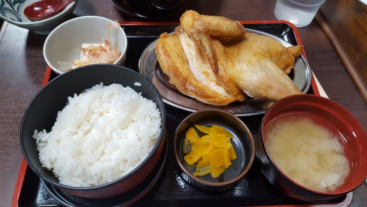 오타루 맛집 나루토야  치킨 정식? [삿포로, 일본, 오타루]