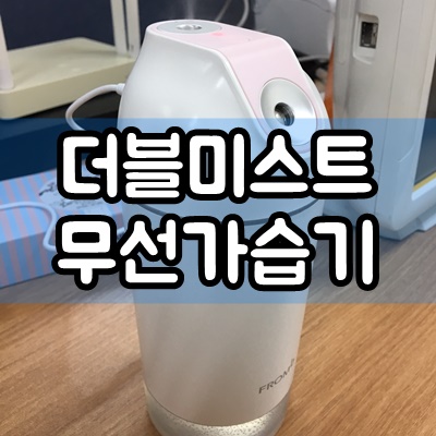  프롬비 더블미스트 무선가습기  휴대용가습기로 추천!