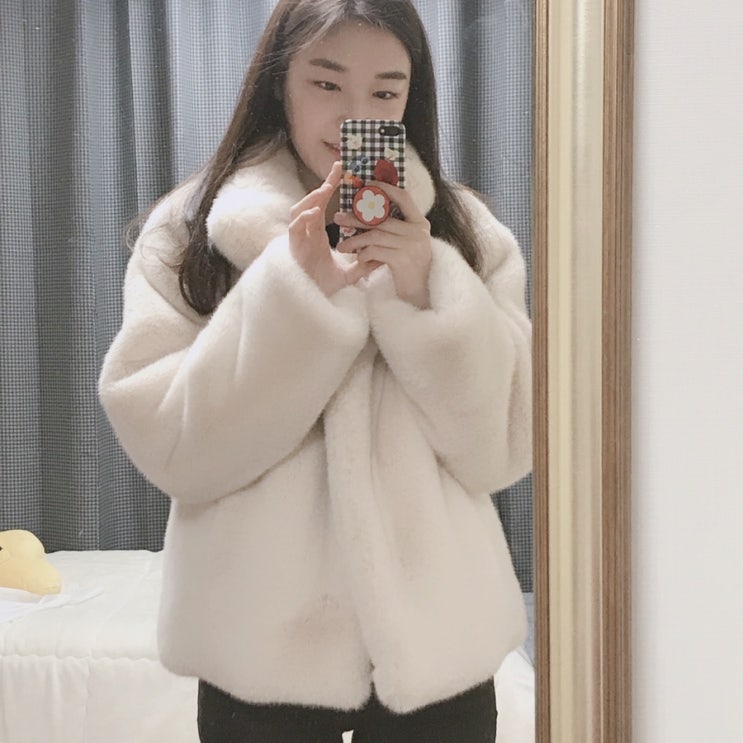  망고매니플리즈/캐롤 에코 밍크 퍼 자켓