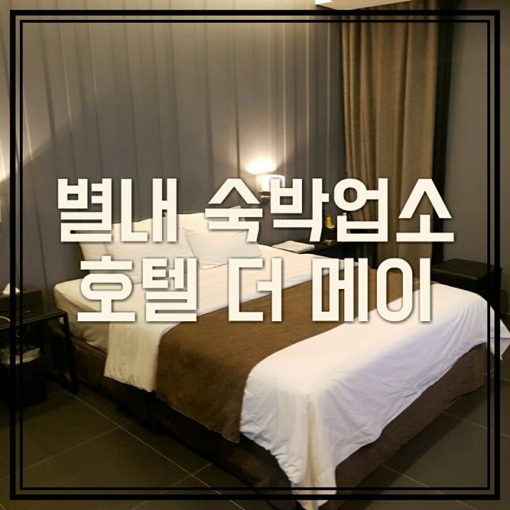  별내숙박 호텔더메이 호캉스하러 댕겨옴
