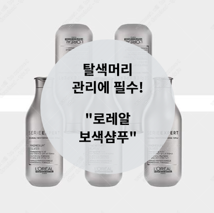 [로레알보색샴푸] 탈색머리 관리에 최고~!