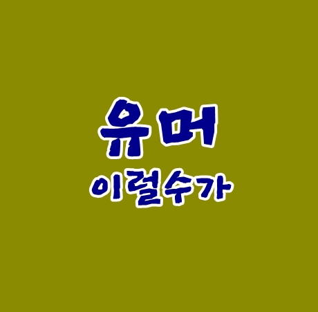 이럴수도 있네요 (유머)