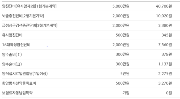 메리츠화재 올바른암보험 암보험으로 가입했어요