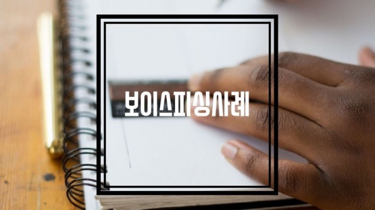  거래내역생성 보이스피싱사례