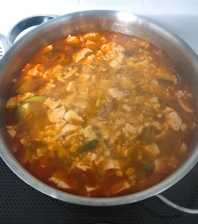  [요리] 바지락 순두부 찌개 (레시피)