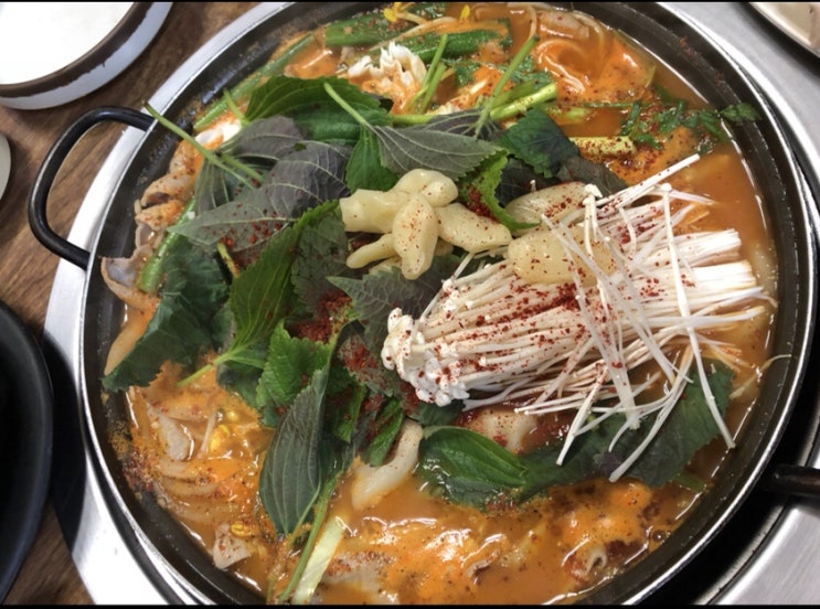  송촌동 ) 곱창전골에 순대까지 배부르게 보은순대
