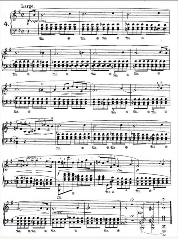 쇼팽 전주곡 4번 악보 Prelude Op.28 No.4 치기 쉬운 피아노연주곡 쇼팽 전주곡 4번 악보 Prelude Op.28 No.4 치기 쉬운 피아노연주곡