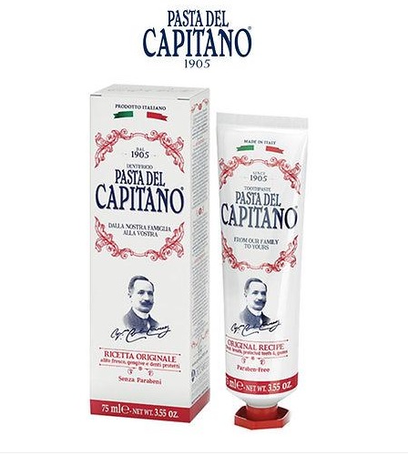 이탈리아 명품치약 카피타노 치약 건강을 생각한다면 무파라벤 치약!