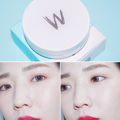  더블유랩 밀크홀쿠션으로 밀착커버하기 참 쉽댜