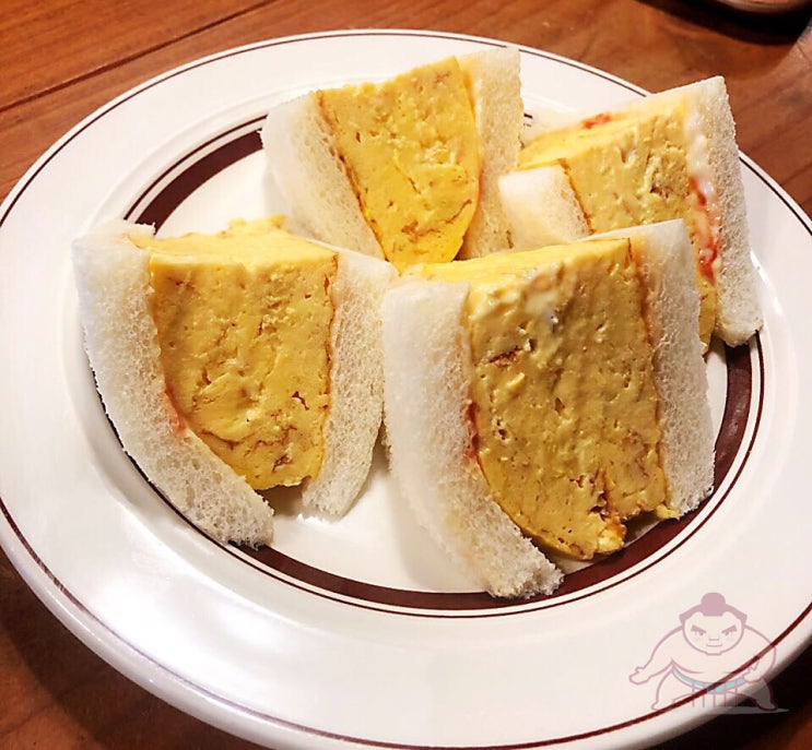  오사카 타마고산도(샌드) '타로커피'