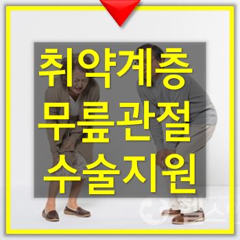  취약계층 무릎관절 수술 지원 확대