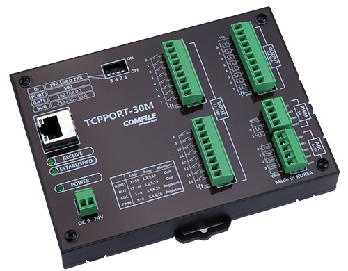 ComfileHMI 와 TCPPORT-30M