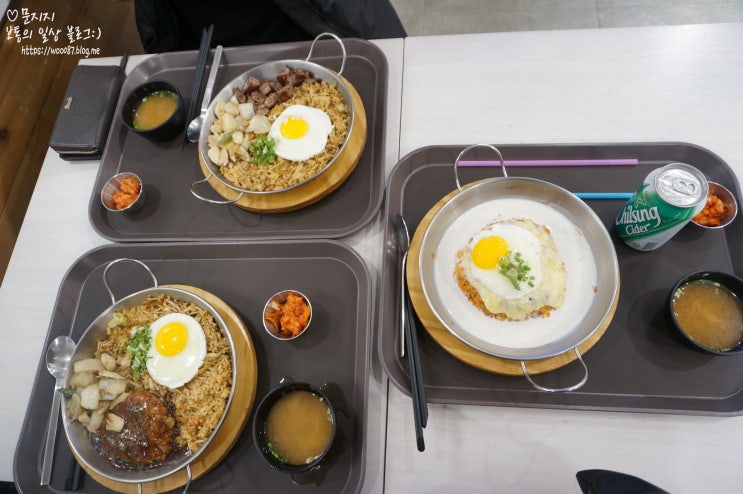 구월동맛집 테판야끼 다구오 : 김치치즈볶음밥, 수제함박스테이크, 큐브철판스테이크