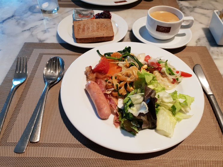 태국 파타야 자인호텔 Zign Hotel 조식