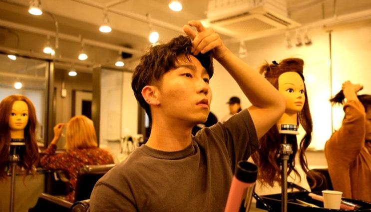  보다나 봉고데기 40mm 웨이브 남자 머리도 쉽네