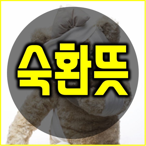  숙환 뜻 잘알고씁시다