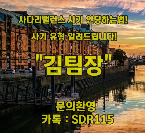  사다리밸런스 작업 사기유형 알아보기