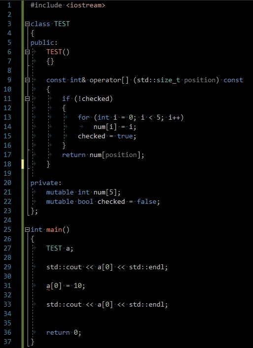 [ C++ ] 상수/비상수 멤버 함수 코드 중복 해결, 클래스 객체 초기화