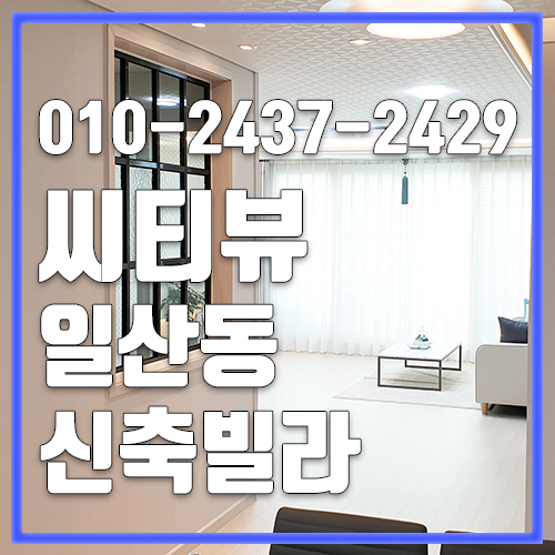  일산신축빌라 일산동 씨티뷰 새집이좋아 일산역 코앞