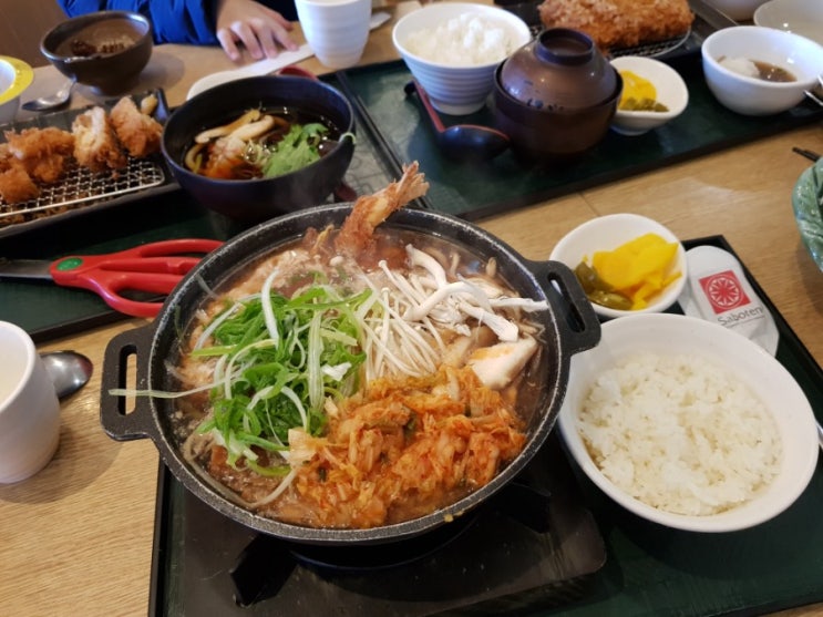  사보텐 돈까스 메뉴  창원 시티세븐 영화보고