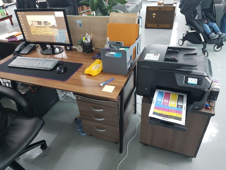  울산프린터임대 판매 수리 무한잉크 hp 엡손 캐논-hp8710임대(4)-성안동 인터넷쇼핑몰 사무실