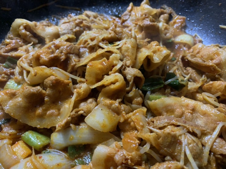  [자취생 요리]새마을 식당 연탄 불고기맛 나는 콩불 만들기!!