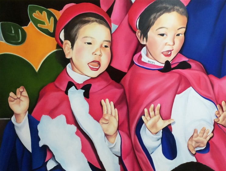  회화로 재탄생한 추억의 사진, 임지민 작가