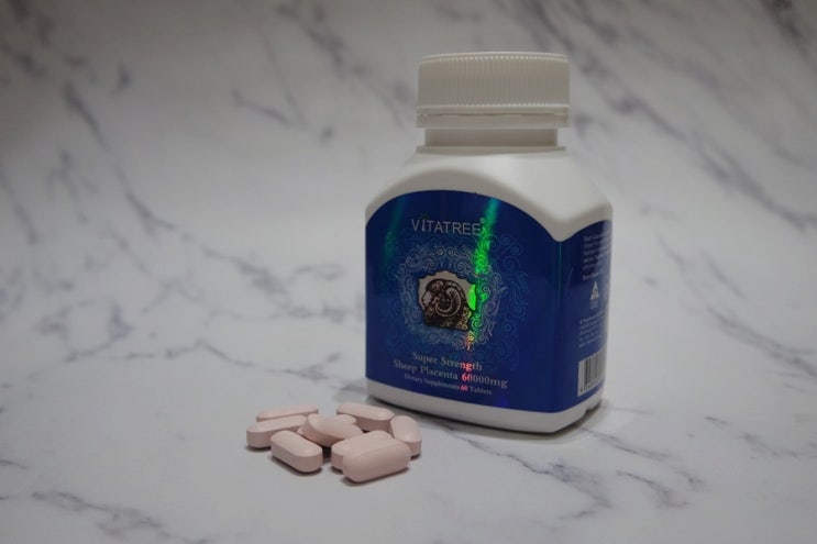  노화방지에 좋은 비타트리 양태반캡슐 60000mg 후기 (호주산)