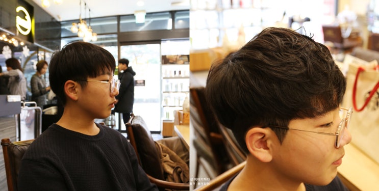  동탄 미용실 추천 아우라제이미용실 수피아점 :: 남자 쉐도우펌