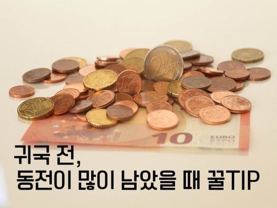  "귀국 전, 남은 동전 유용하게 다 써버리자!" 남은 동전 유용팁!