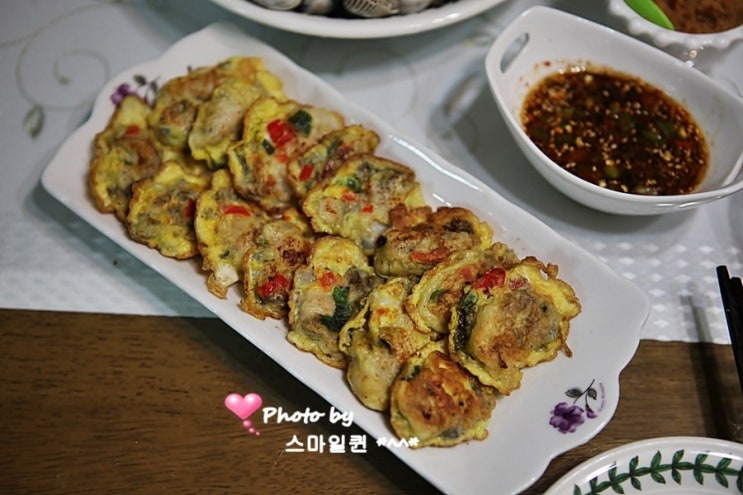  막걸리 안주 - 굴전 & 꼬막~