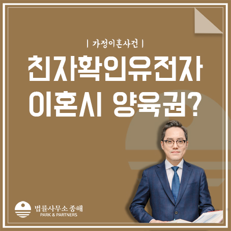 수원이혼변호사: 친자확인, 이혼 시 양육권은?