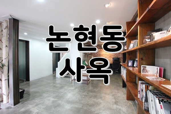  [ 강남사무실임대 ] 논현동, 학동역 - 여유롭고 한적한 나만의 공간! 내부 복층구조의 룸6개 통사옥 임대