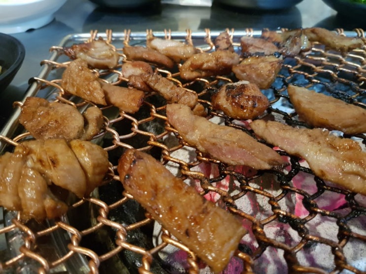  제주시청 고깃집 - 벽돌집 : 돼지고기와 비빔밥 오묘하게 어울리는 둘의 조합에 반하다.