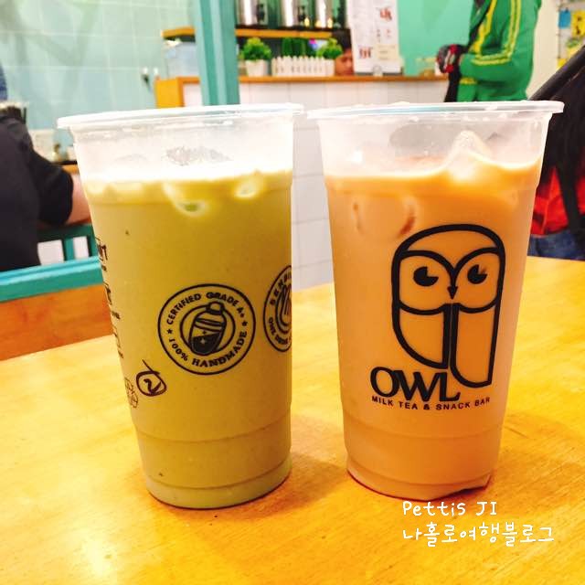  [필리핀 어학연수 +144일차] 앙헬레스 뉴포인트몰 밀크티 전문점 'OWL'