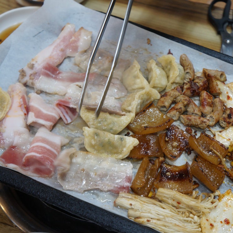  파주 고기집 무한리필 육해공 엄청나다