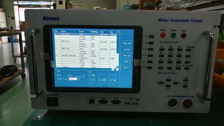  Ainuo / Motor Tester / AN96951B(F) / 다윈솔루션 / 모터 테스트 장비