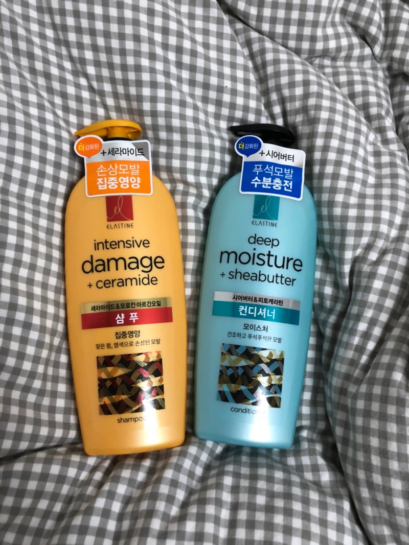 엘라스틴 세라마이드 샴푸/ 시어버터 린스 1+1으로 구입한 후기!