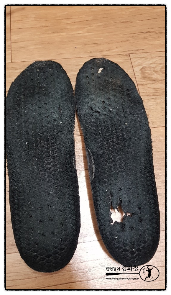  제가 사용해본, 하고있는 배드민턴 인솔(깔창)들