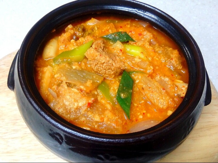  비지찌개 레시피 & 시금치오징어숙회무침