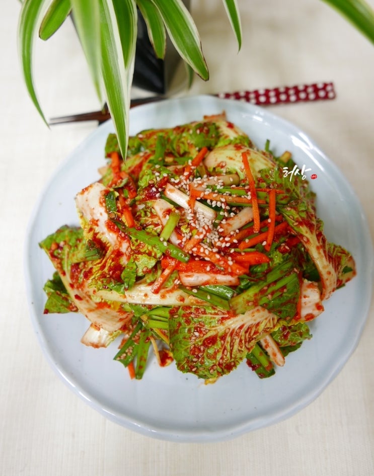  수미네반찬 봄동겉절이 김수미봄동김치 아삭한 맛