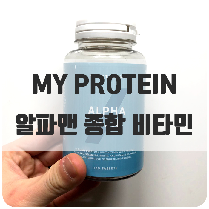  [마이프로틴] 가성비 좋은 영양제 : 알파맨 멀티 비타민