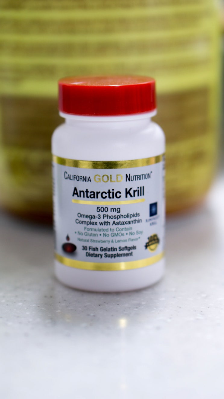  California Gold Nutrition Antarctic Krill 500mg 복용 후기