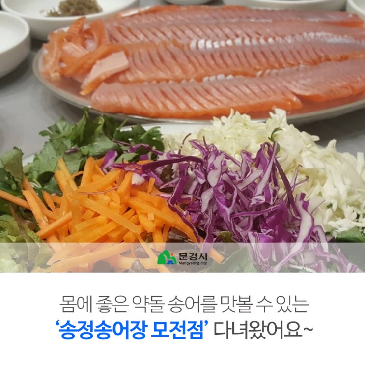  몸에 좋은 약돌 송어를 즐길 수 있는 '송정송어장 모전점'