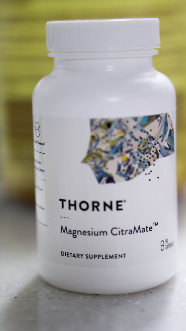  Thorne Research Magnesium CitraMate 복용 후기