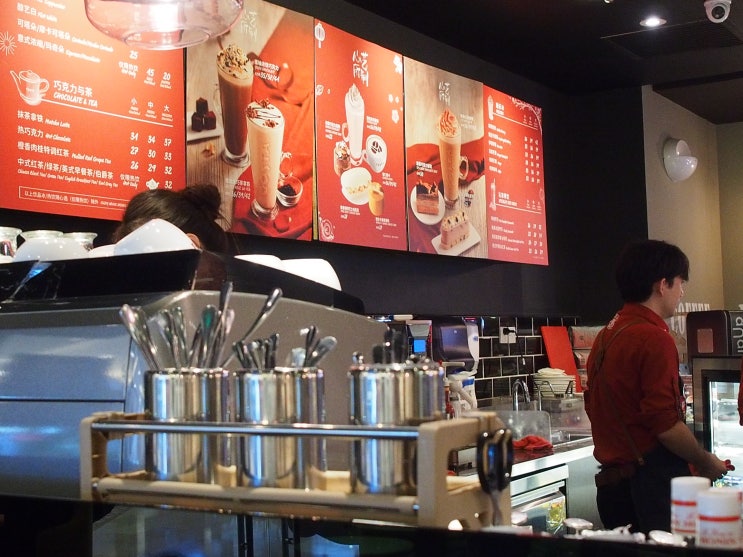  COSTA coffee 코스타커피 the place 북경 129 커피로스터의 뚜벅이 해외커피 탐방  감성로스팅 카페알트로
