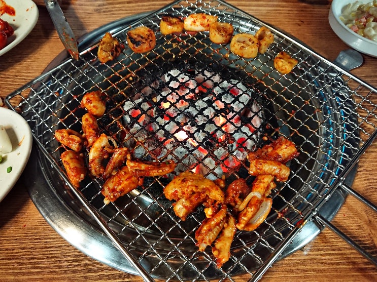  부천 소사본동/소사역 '숯불한마당' 꼼장어, 돼지막창