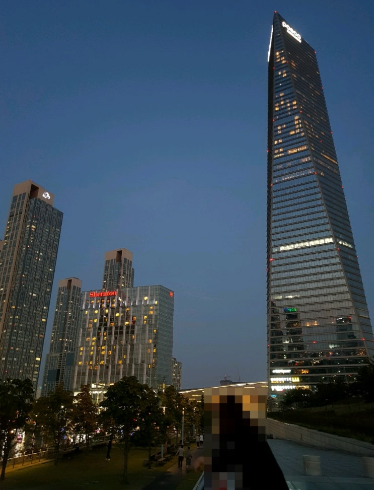  인천 호텔 - 송도 오크우드프리미어에서 1박하고 왔어요.