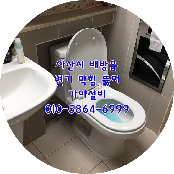  아산 배방 공수리 푸르지오2차아파트 변기에 화장품이들어갔어요 아산변기뚫음 천안변기뚫음